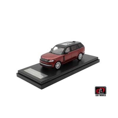 Premium scale diecast model car  – Land Rover Range Rover, 1:64 Scale (Red) Collectible
