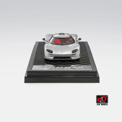 Premium scale diecast model car  – Koenigsegg CC850, 1:64 Scale (Silver) Collectible