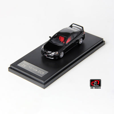 Premium scale diecast model car  – Honda Integra Type R (DC5), 1:64 Scale (Black) Collectible