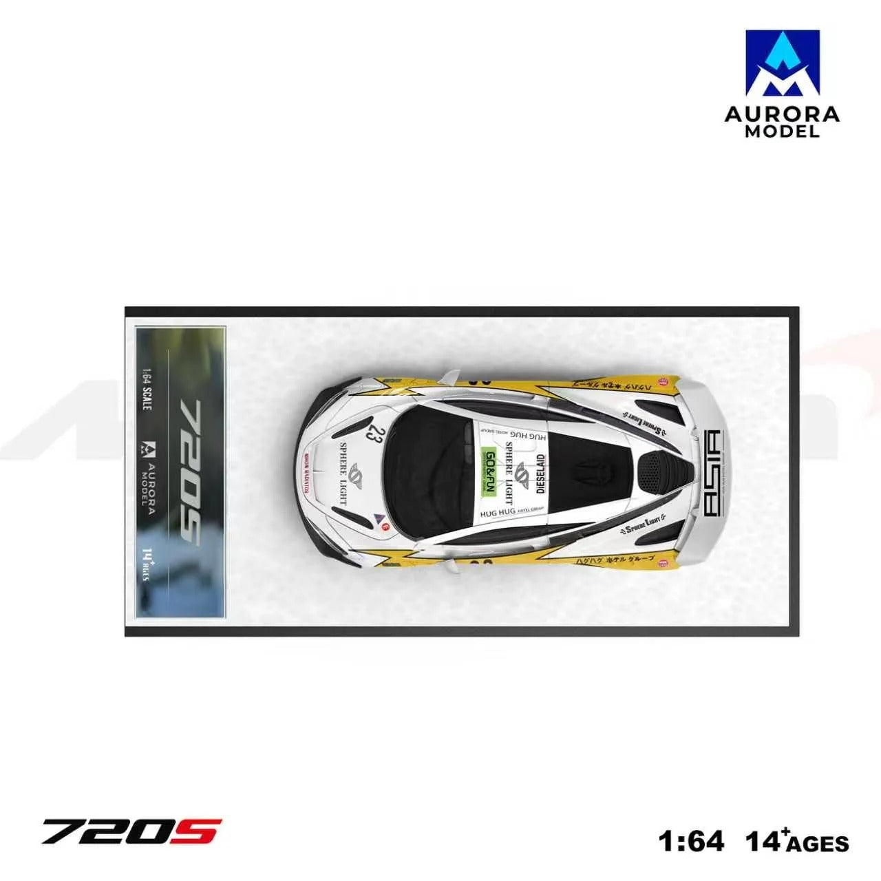 *PRE-ORDER* McLaren 720S Lightning Finish, 1:64 Scale