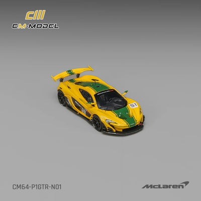 *PRE-ORDER* McLaren P1 GTR – Harrods Livery #51, 1:64 Scale (Yellow)
