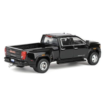 Premium scale diecast model car  – GMC SIERRA 3500HD Denali 2022, 1:64 Scale (Black) Collectible