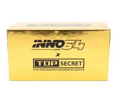 Nissan Skyline GT-R (R32) Top Secret, 1:64 Scale (Chrome Gold)
