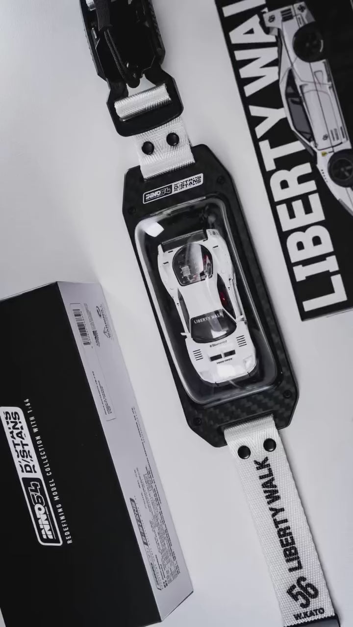 Load video: *HEC 2026* Liberty Walk F40 D/STANS (White) Chance of Chase Car, 1:64 Scale