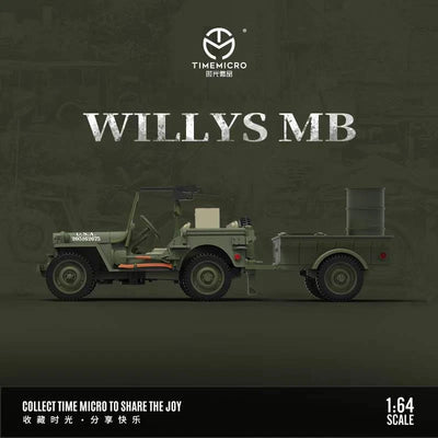 *PRE-ORDER* Willys MB, 1:64 Scale (Military Green)