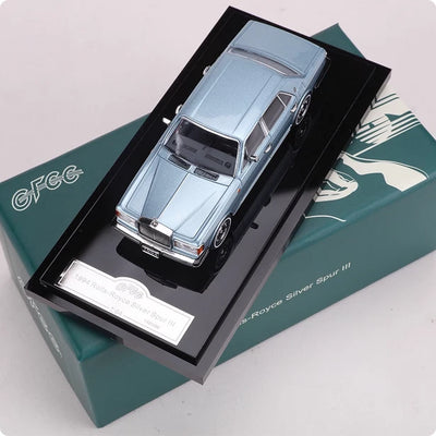 Rolls Royce Silver Spur III Limited to 499 1994, 1:64 Scale (Ice Blue)