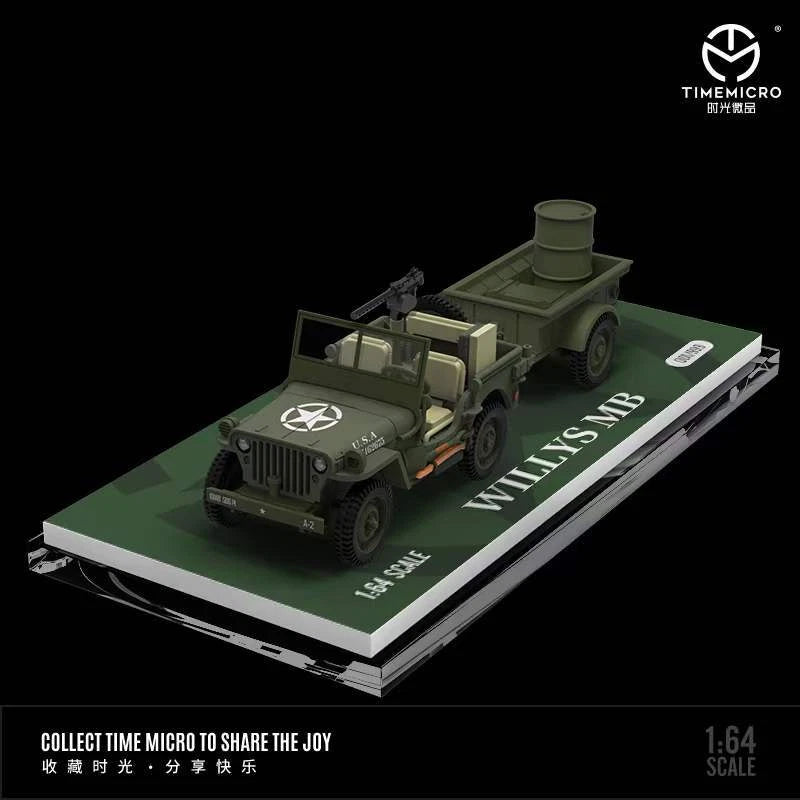 *PRE-ORDER* Willys MB, 1:64 Scale (Military Green)
