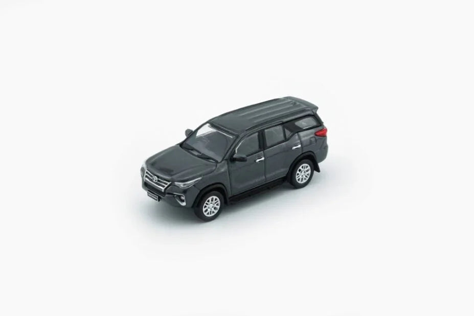 Premium scale diecast model car  – Toyota Fortuner 2018, 1:64 Scale (Grey) Collectible